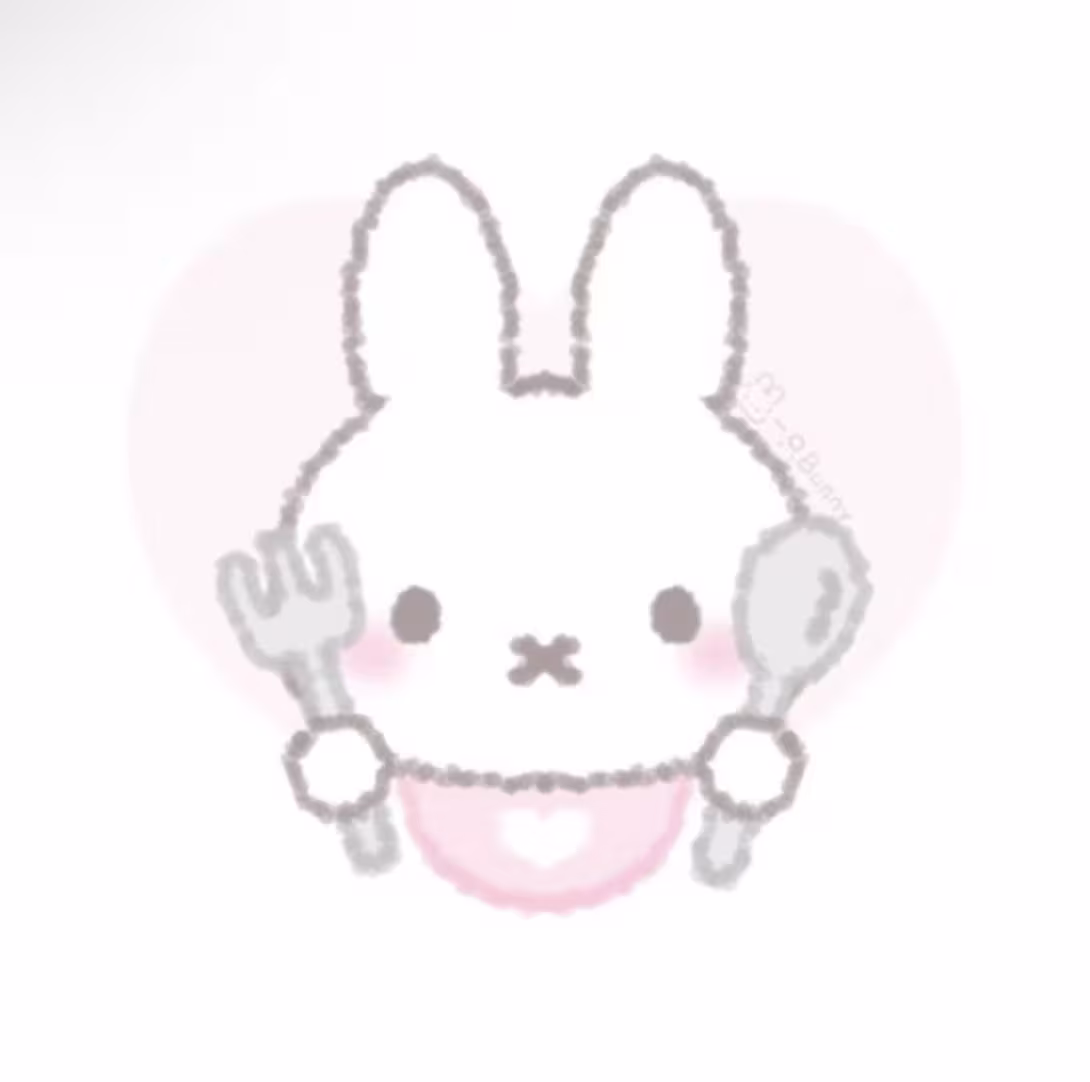 白いウサギのキャラクターイラスト 